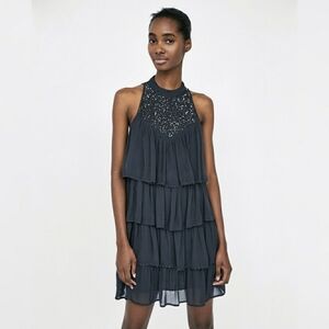 ZARA | BEJEWLLED DRESS